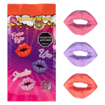 Anillos comestibles en forma de labios