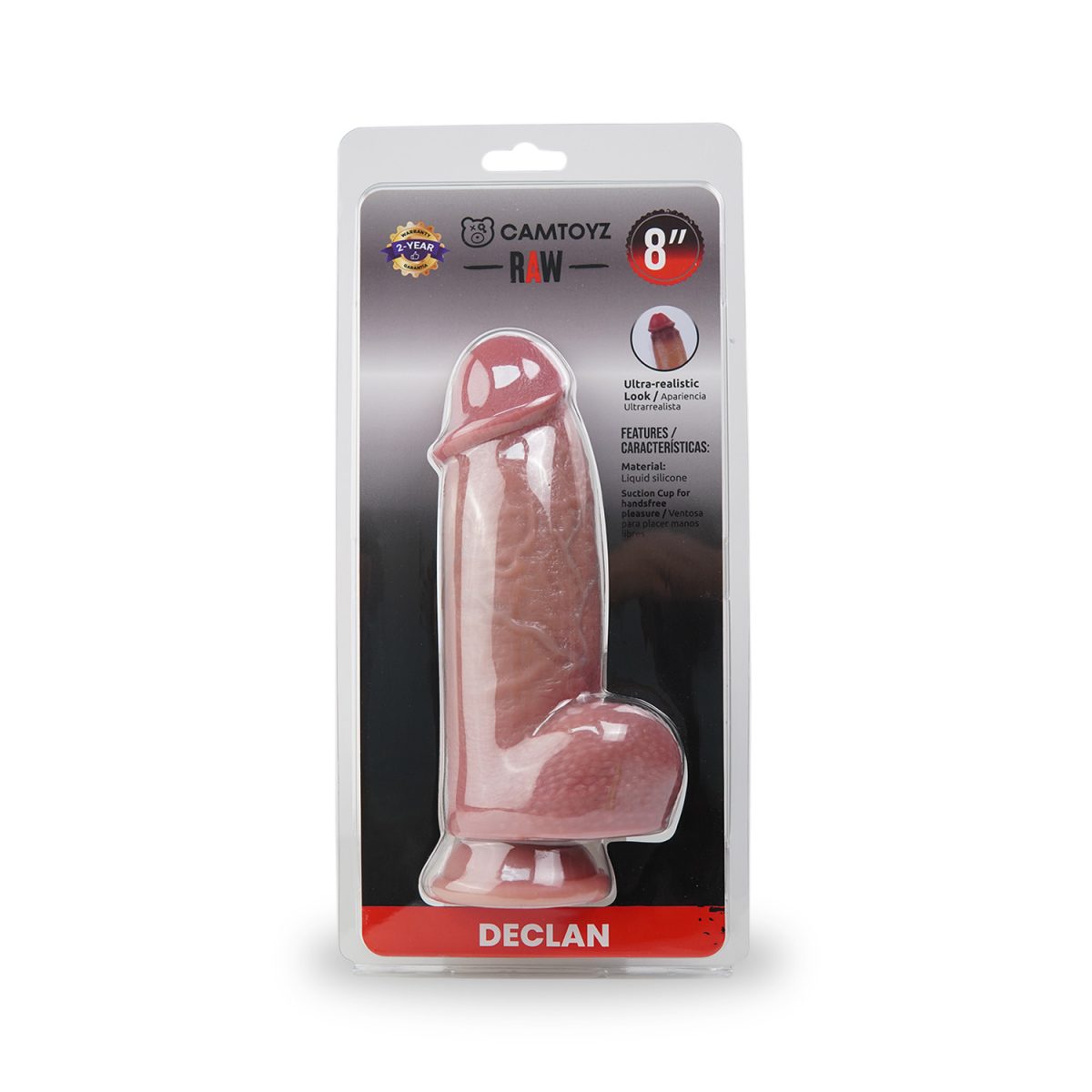 Declan no es solo un dildo; es tu pasaporte a una fantasía elevada, donde cada detalle cuenta.
